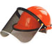 Wire-mesh Face Visor with aluminum bracket Model No. MZ-2B